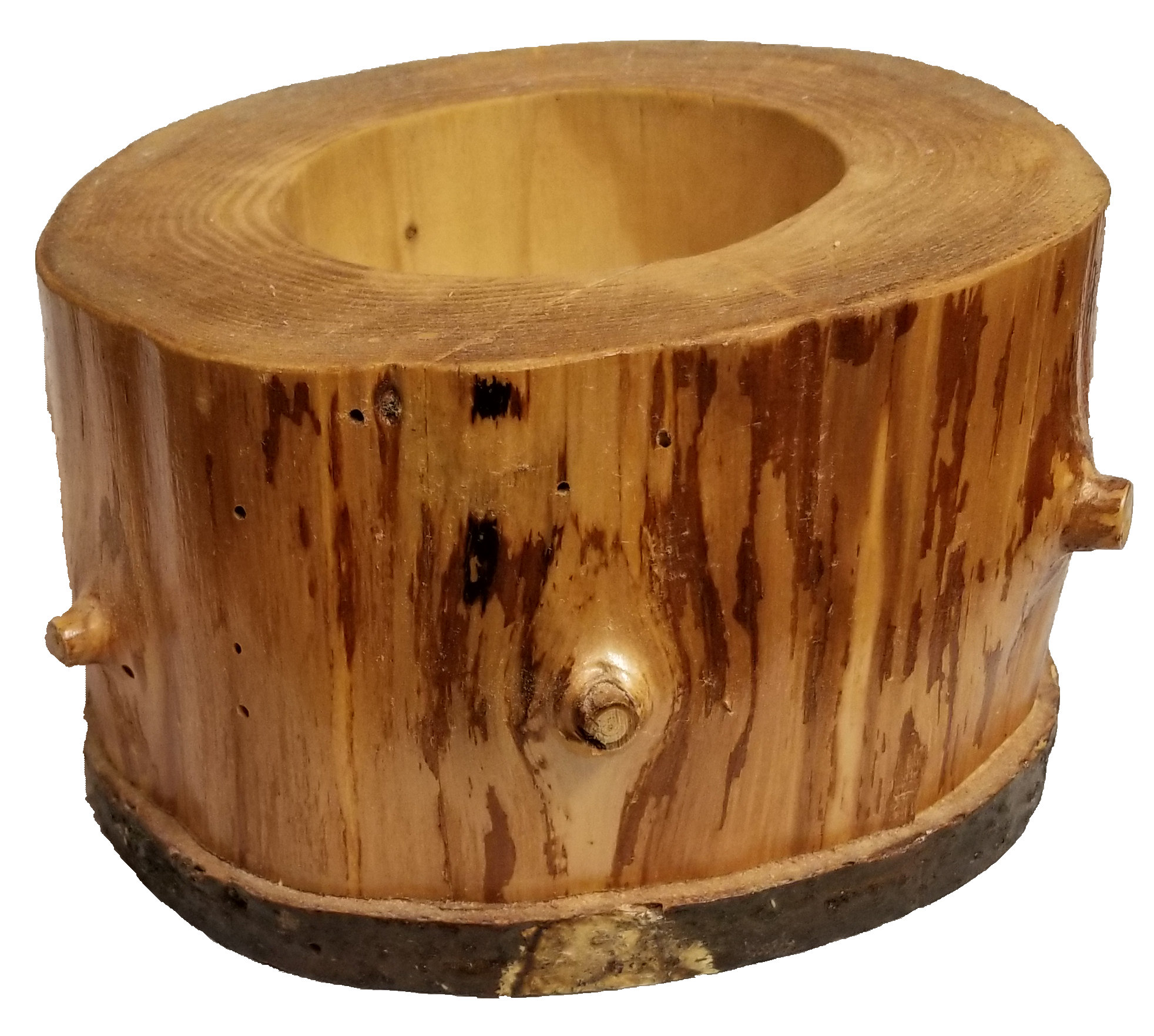 Pine Bowl - Rustic Woodworking